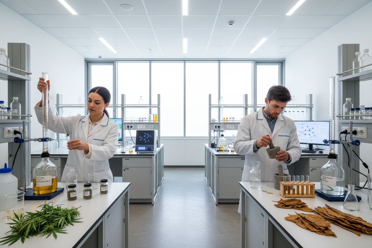 laboratory CBD nicotine