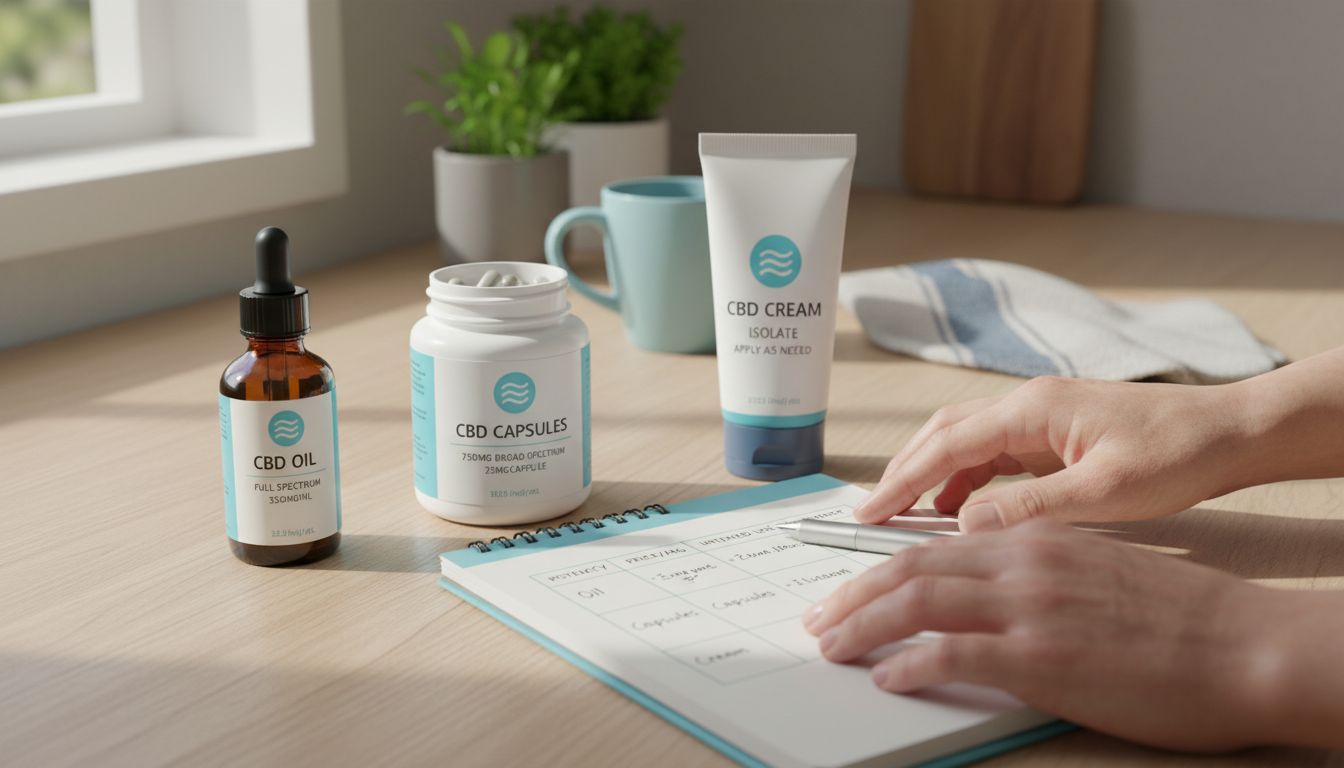 CBD product comparison