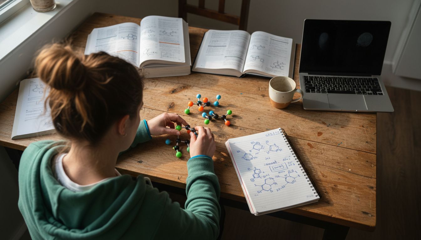 Comparing CBG, CBD, THC molecular models