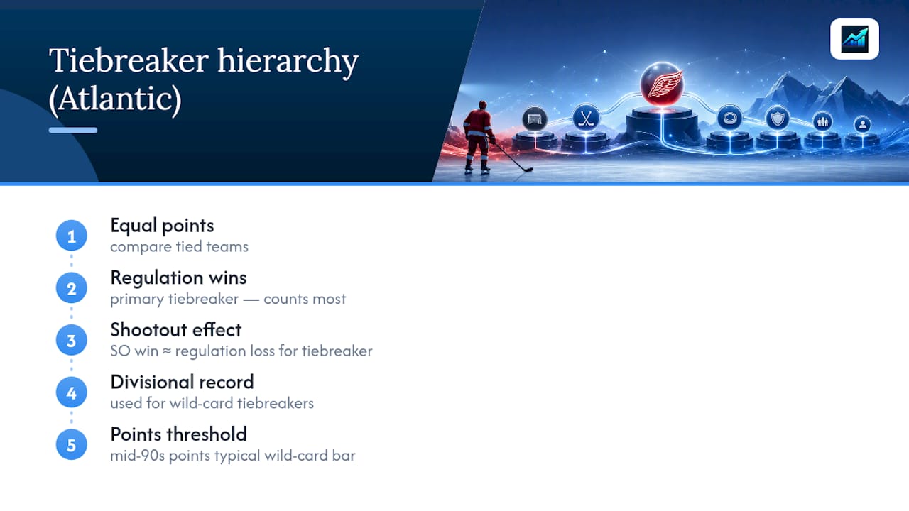 NHL standings tiebreaker hierarchy