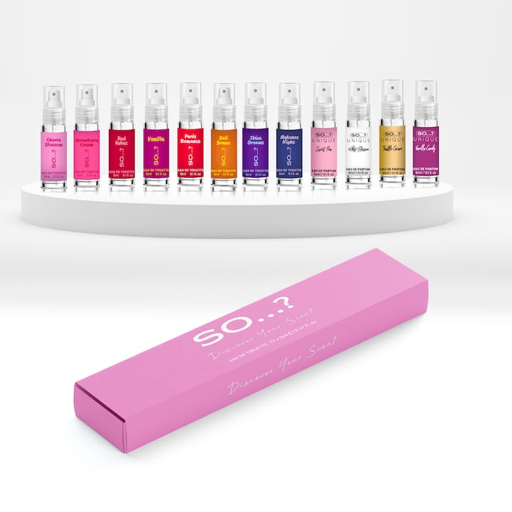 SO…? Bestseller Mists Mini Discovery Perfume Set 12 x 5ml