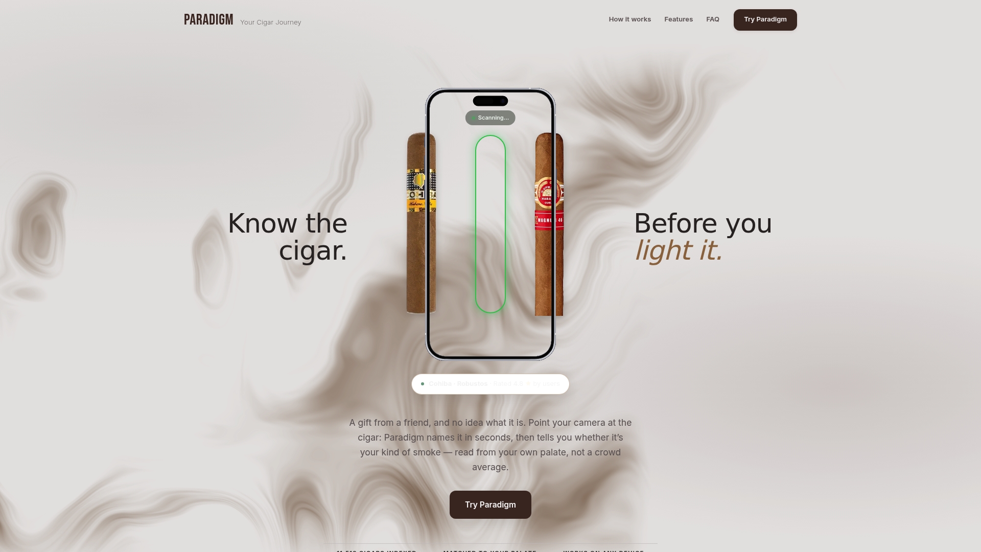 Paradigm Your Cigar Journey