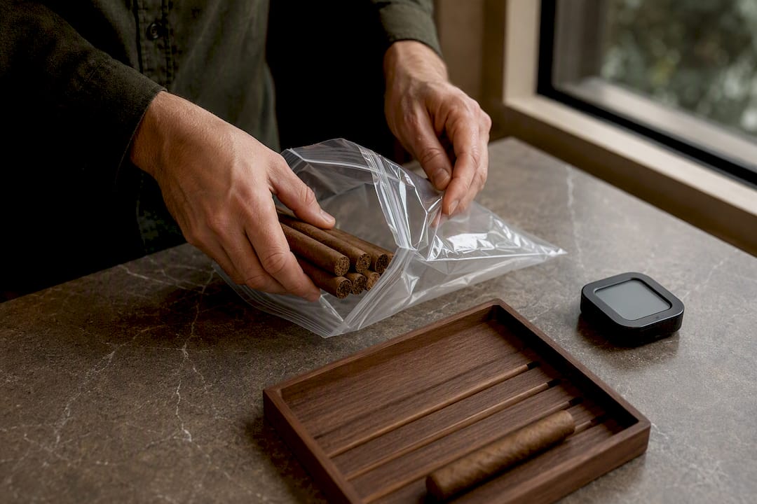 Cigars sealed for quarantine inspection
