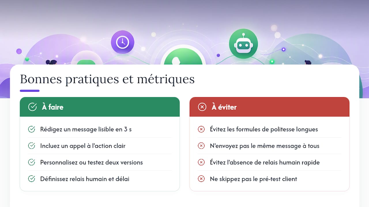 Quelles bonnes pratiques et métriques suivre pour progresser ? — overview diagram