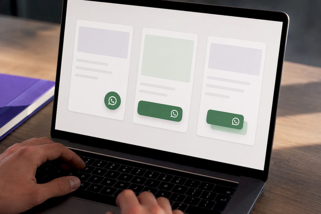 Abstract chat button style variations
