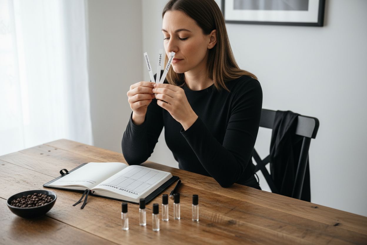 checklist δοκιμή αρωμάτων επιλογή