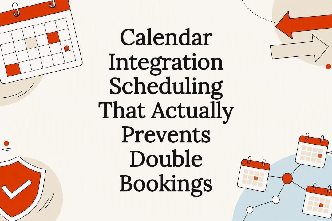 Calendar scheduling integration title card
