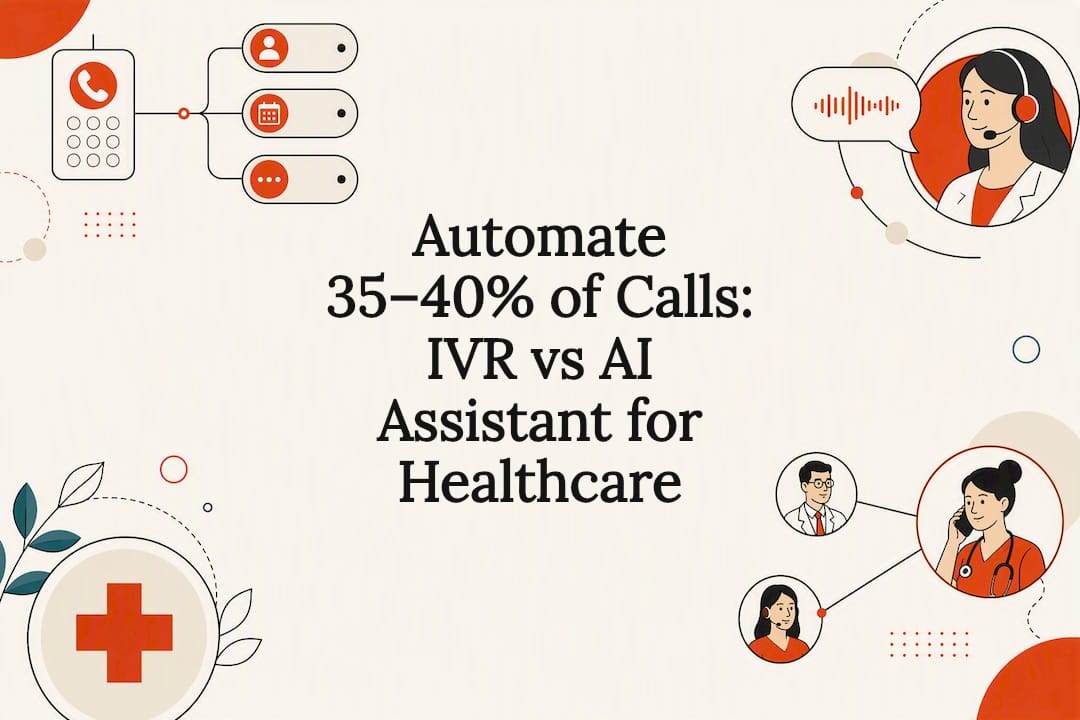 Healthcare voice assistant comparison title card