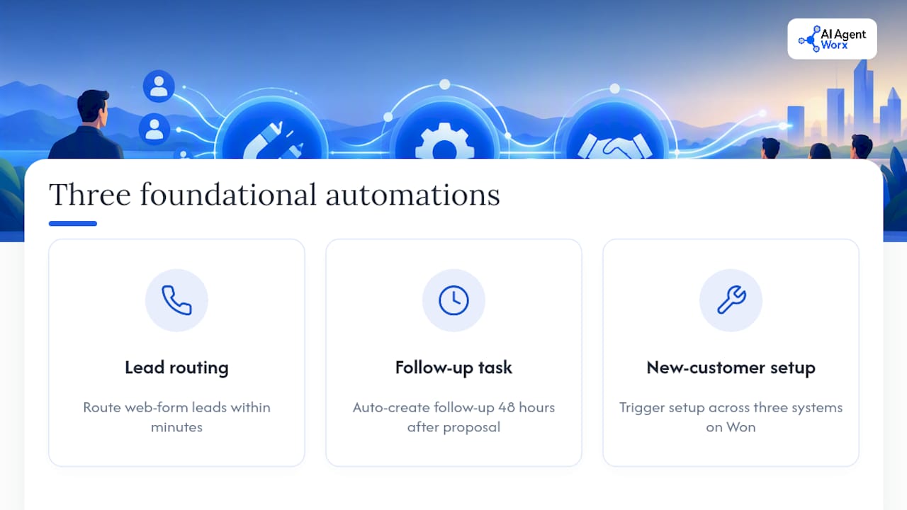 Three foundational sales automations