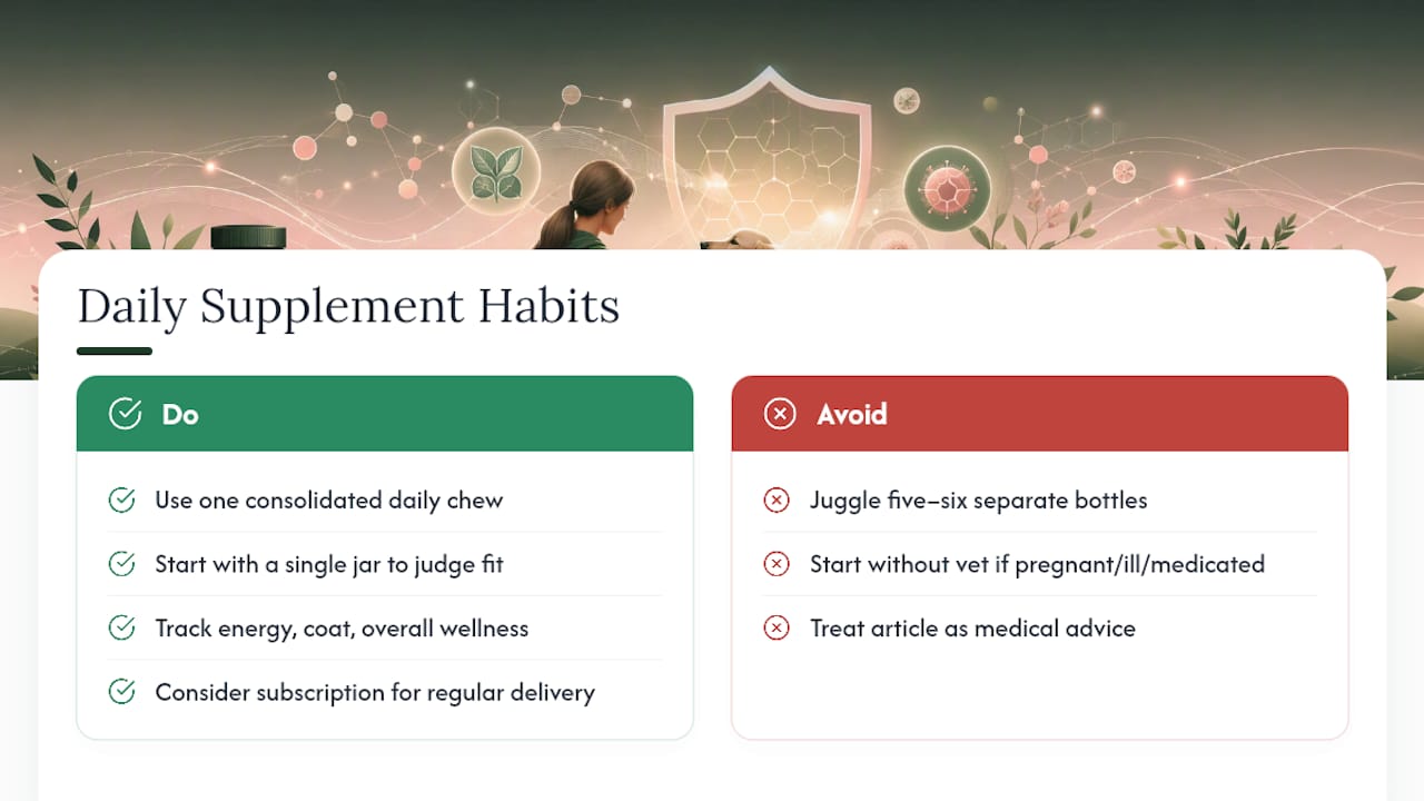 A Simpler Way to Cover the Fundamentals Daily — overview diagram