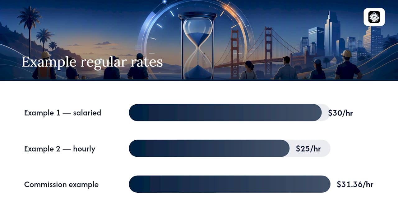 How to Calculate the Regular Rate of Pay (With Worked Examples) — overview diagram