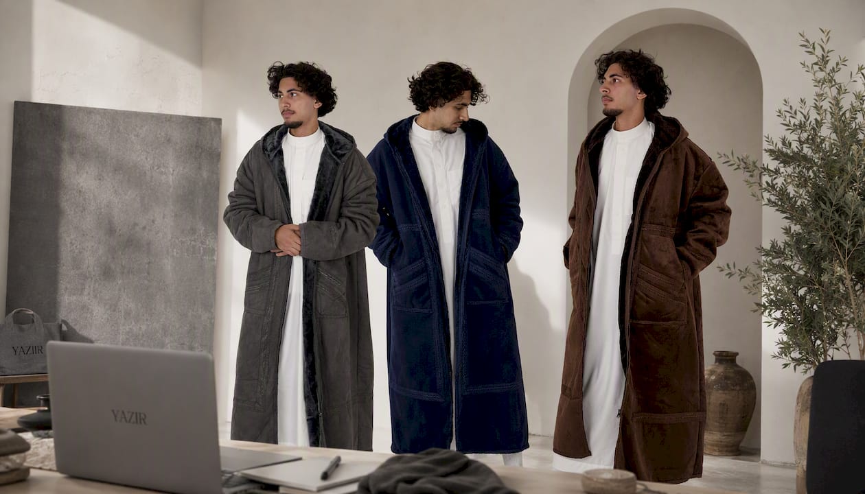 Men’s Grey Farwa Coat