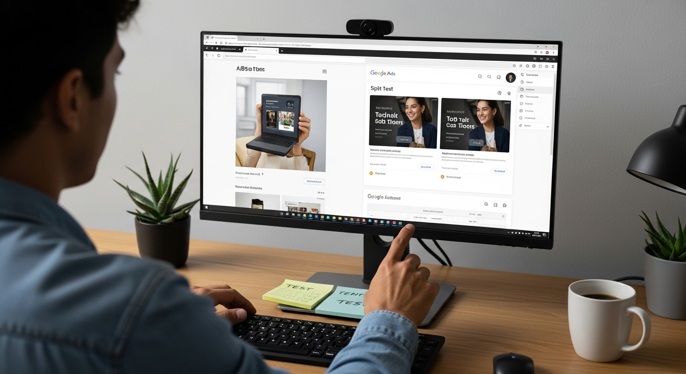 A/B-test ecommerce advertentie