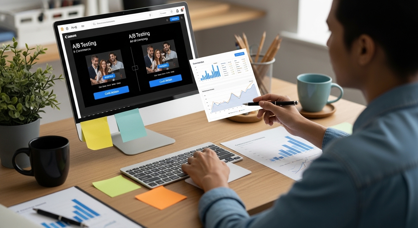 A/B testing e-commerce advertenties