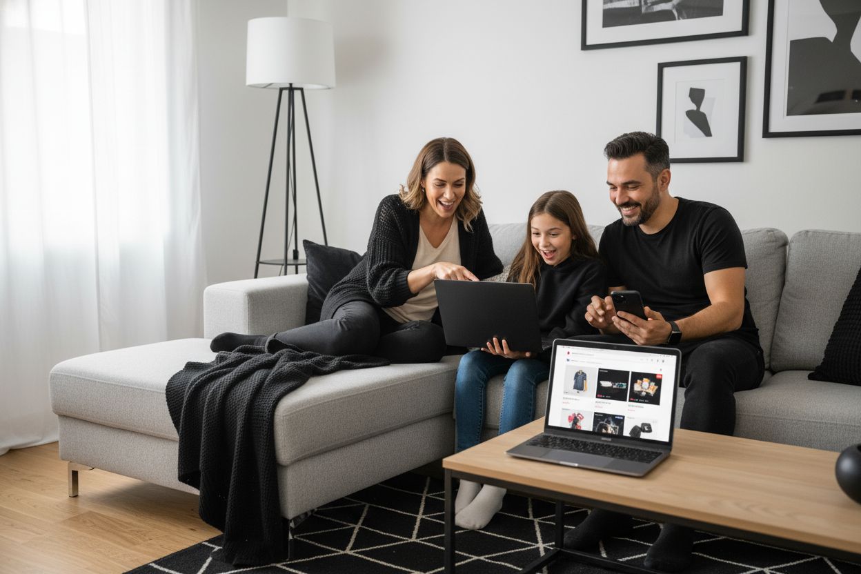 online shoppers gezin e-commerce