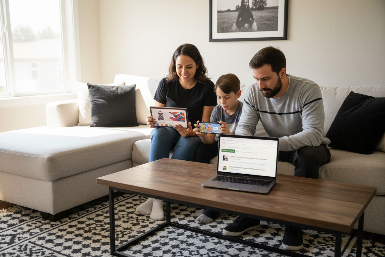 family devices digital ads