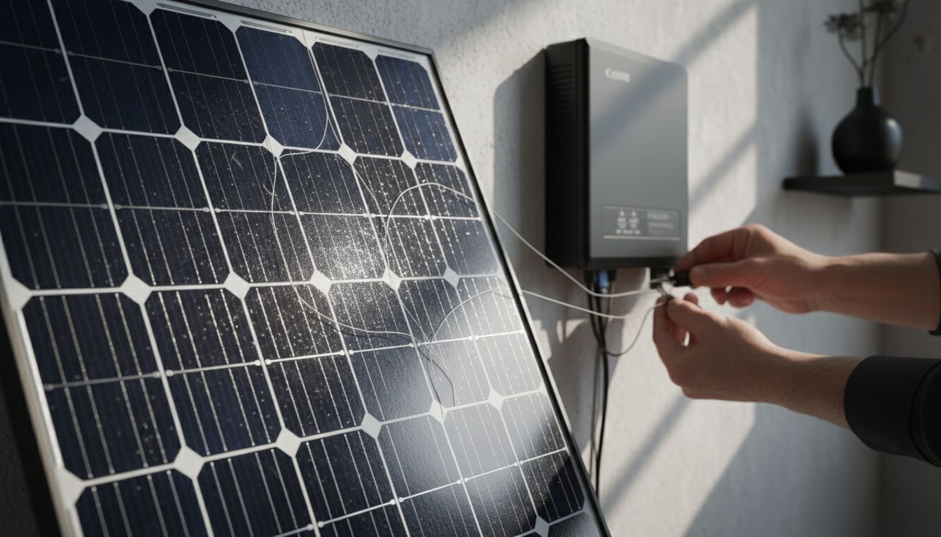 zonnepanelen cel omvormer