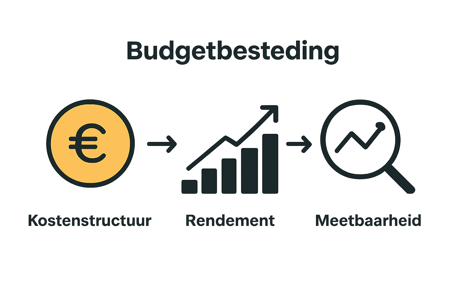 Infographic over Google Ads kosten, rendement en meetbaarheid