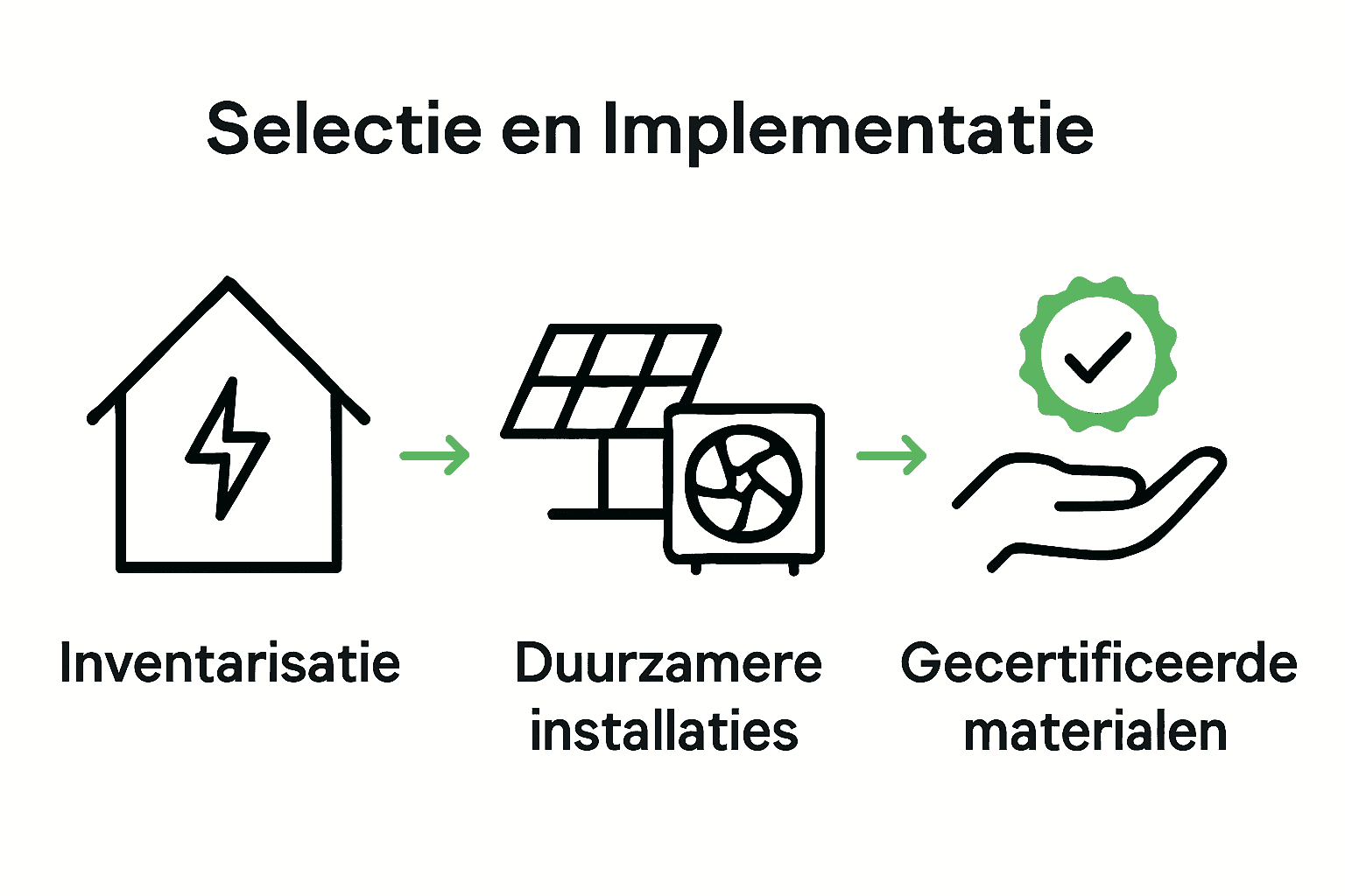 Infographic stappenplan toekomstbestendig elektrisch systeem