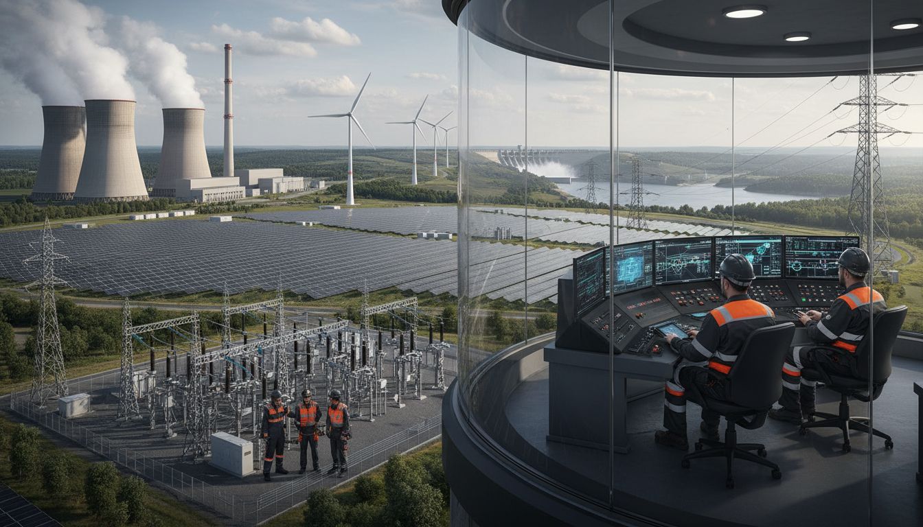 energiecentrale moderne mix