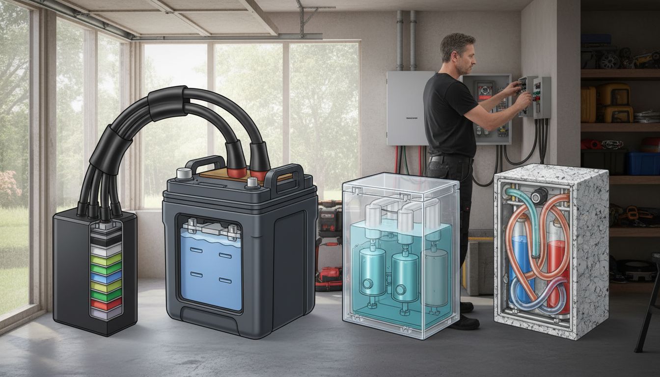 verschillende batterij types