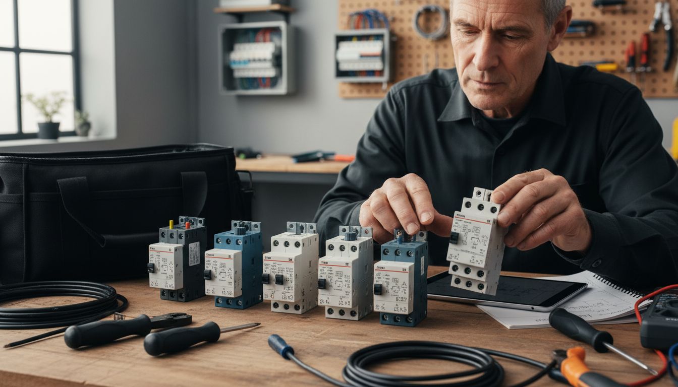 verschillende aardlekschakelaars types