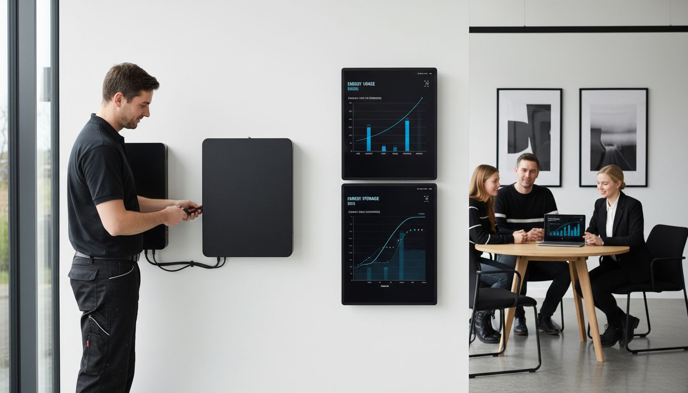 energie-opslag installatie kantoor