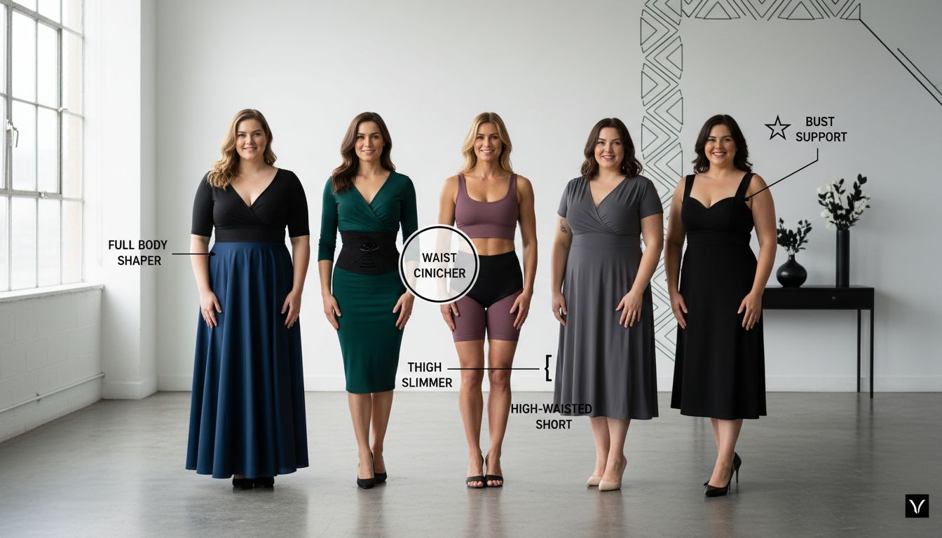 types sculpting shapewear