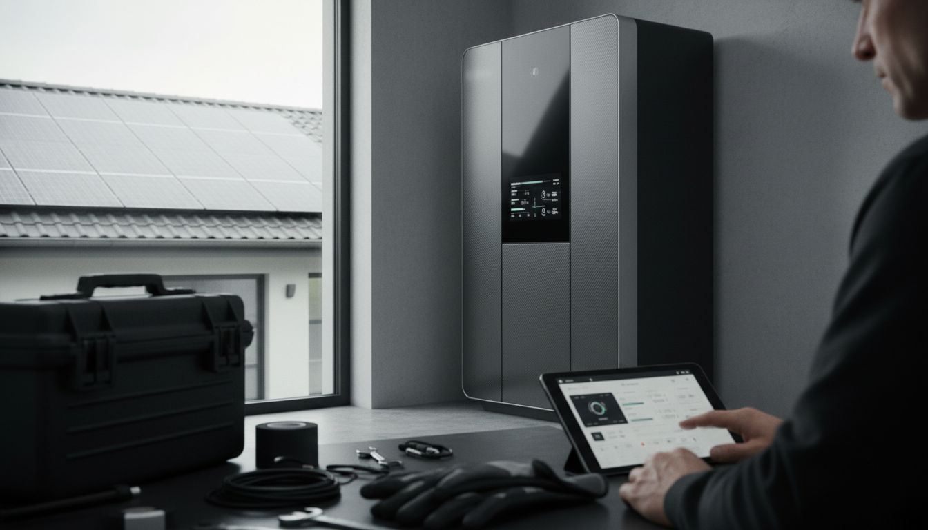 thuisbatterij met zonnepanelen