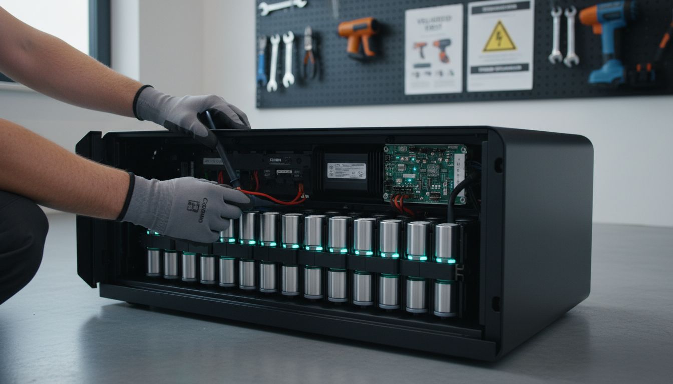 thuisbatterij componenten omvormer