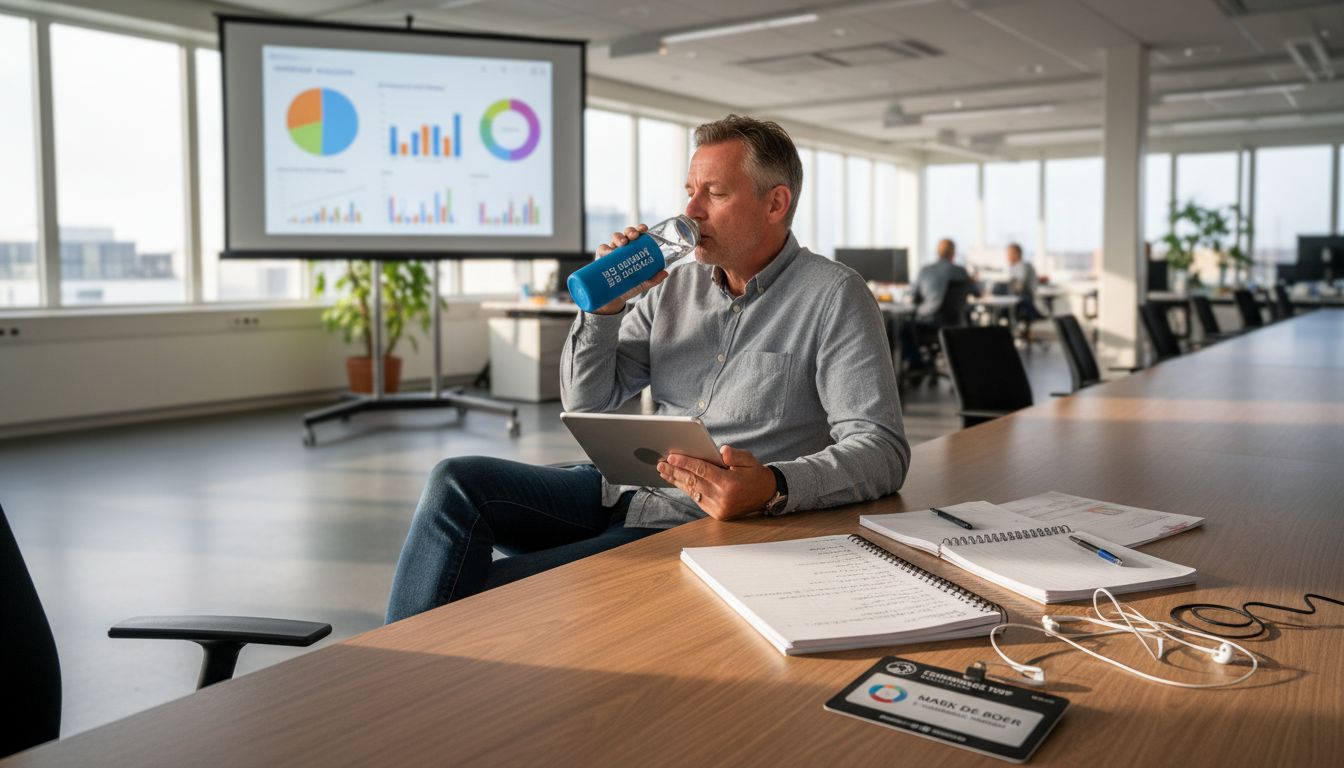 Een e-commerce manager die de resultaten van online advertentiecampagnes analyseert.