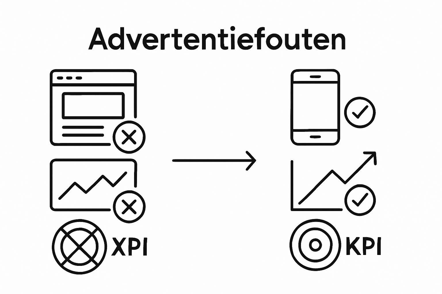 Infographic: veelgemaakte fouten bij advertentie-analyse en hoe je ze voorkomt