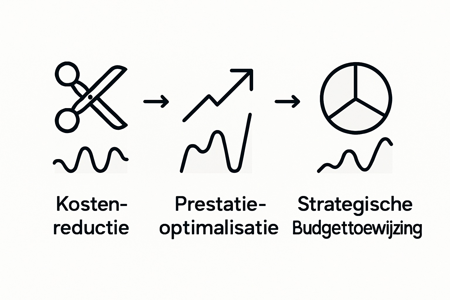 Infographic: een overzicht van verschillende manieren om je budget slimmer in te zetten