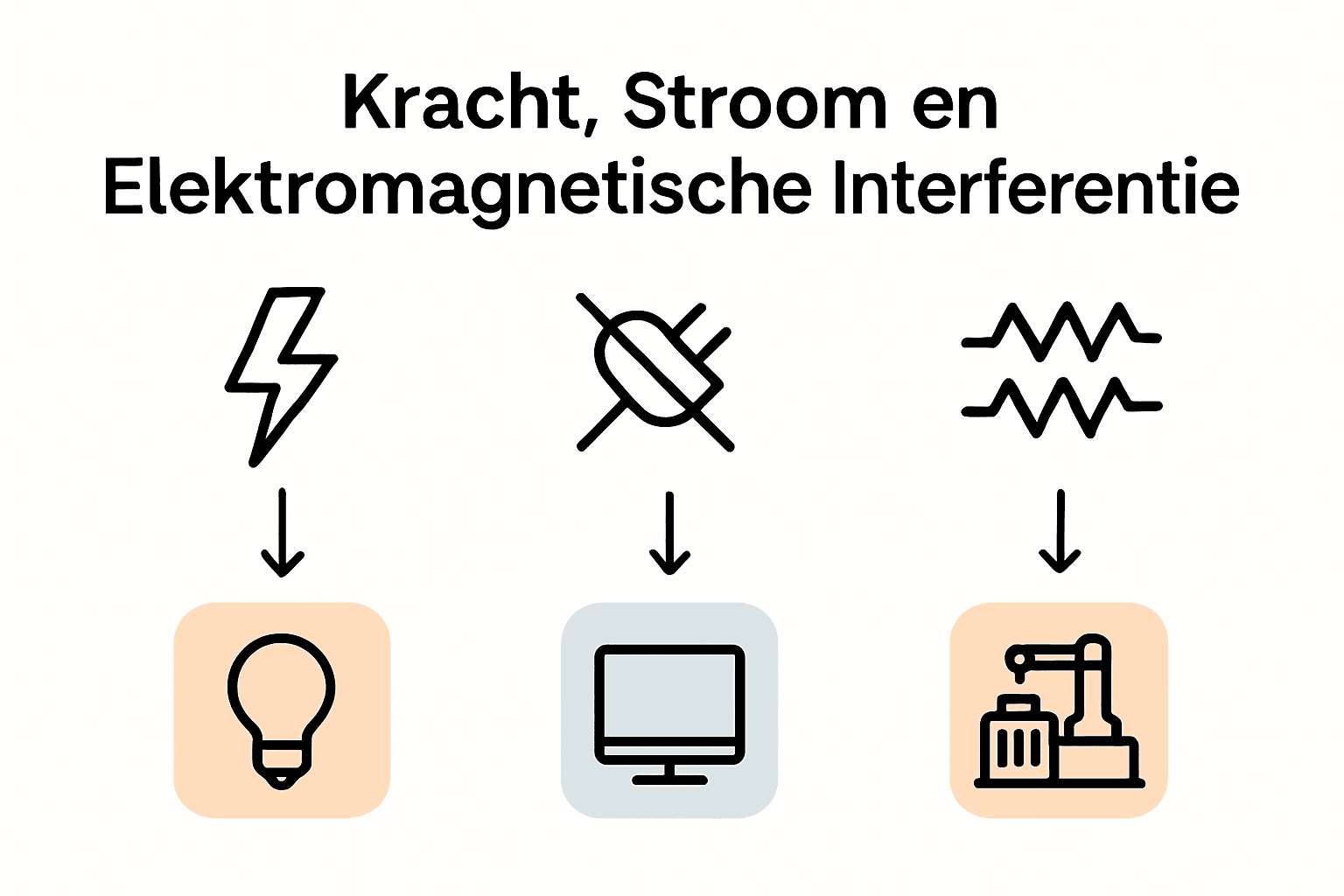 Infographic: verschillende types stroomstoringen en hun impact