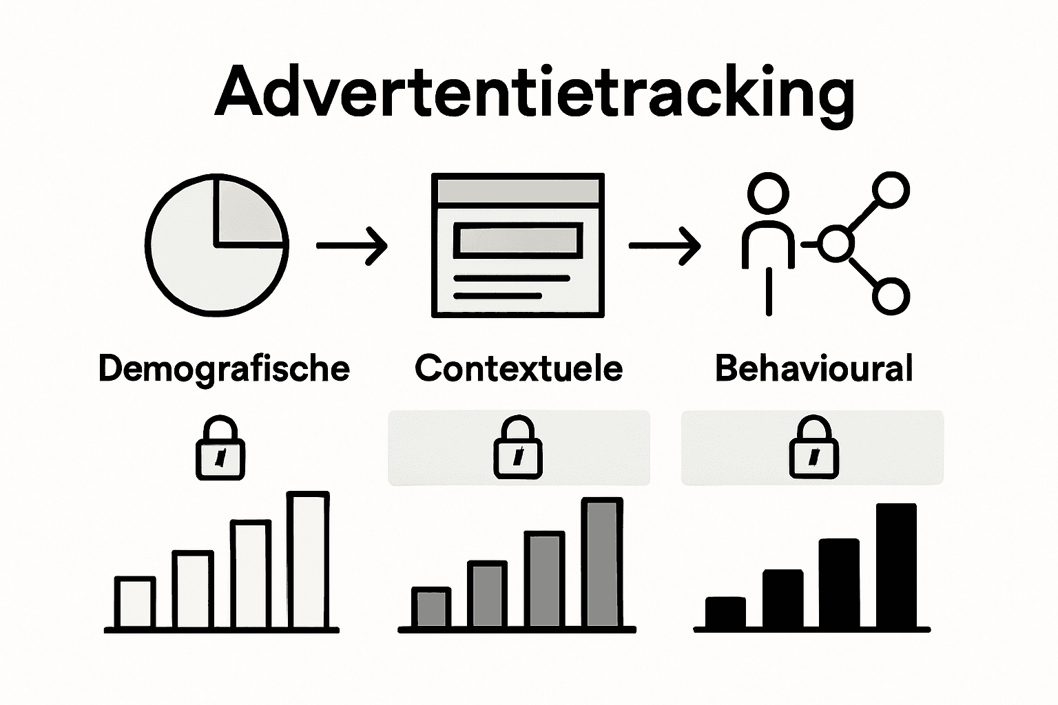Infographic: een overzicht van verschillende methoden voor advertentietracking