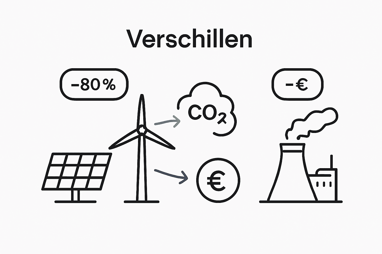 Deze infographic laat zien hoeveel kosten en uitstoot je kunt besparen met schone energie.