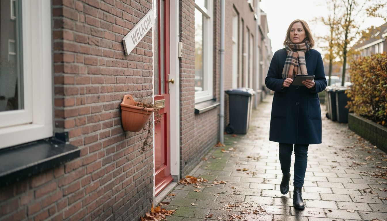 Energieadviseur bezoekt woning om besparingsmogelijkheden in kaart te brengen