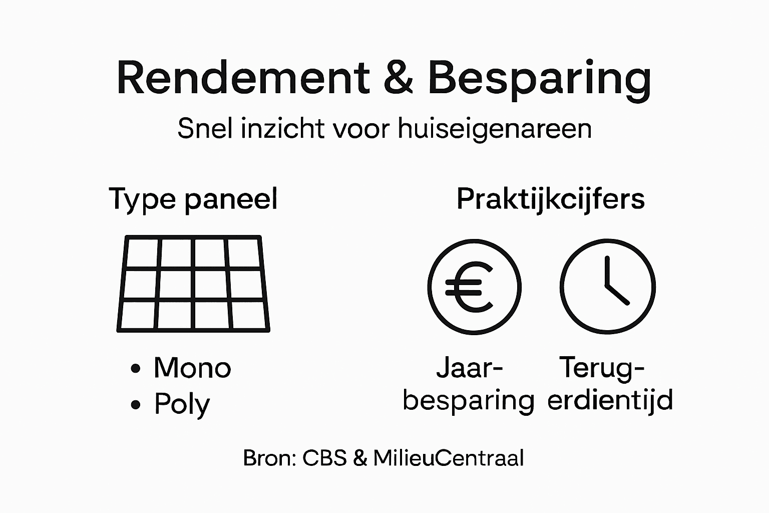 Overzicht: Hoeveel leveren zonnepanelen op en wat bespaar je ermee?