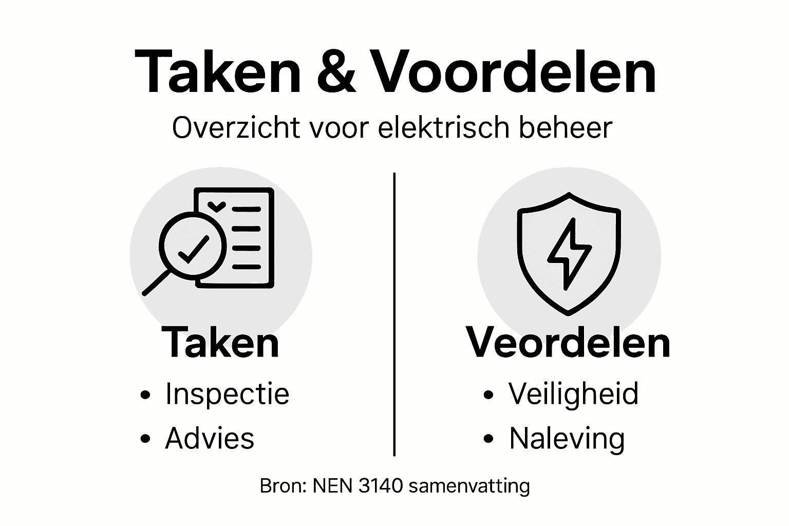 Infographic: wat doet een installatieverantwoordelijke en welke voordelen levert dit op?