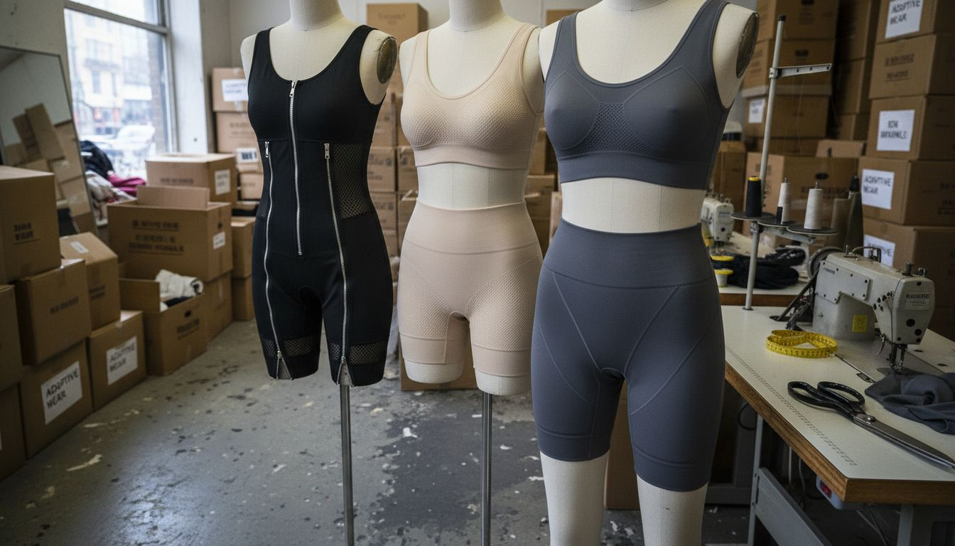 Different adaptive shapewear options on display