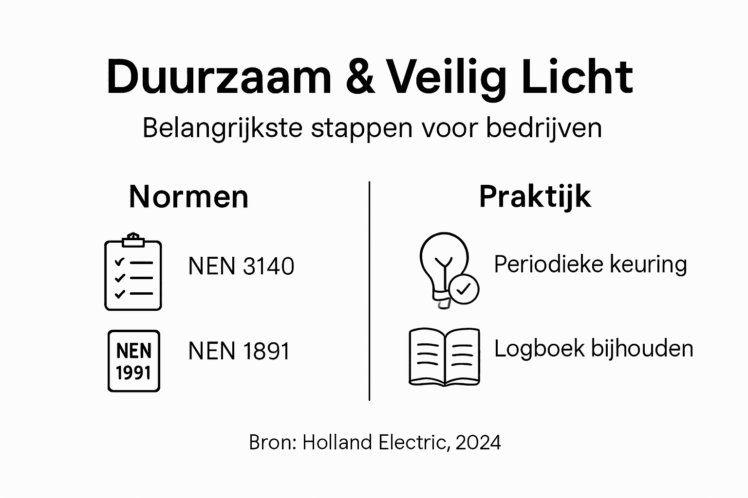 Infographic: zo zorg je voor duurzame én veilige verlichting
