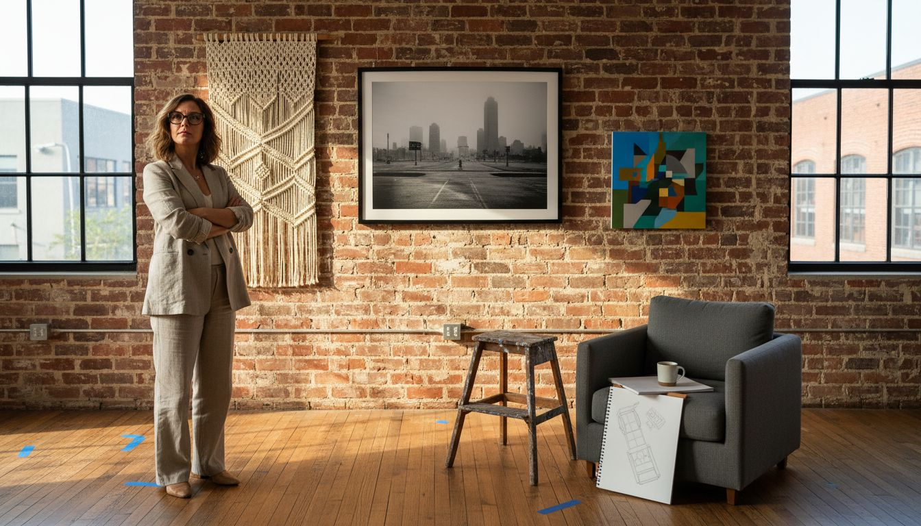 Designer observes varied styles of wall art