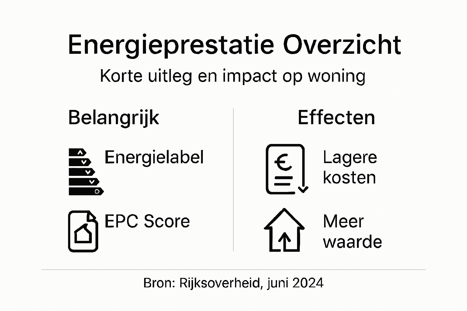 Overzicht: hoe energiezuinigheid invloed heeft op de waarde van je huis (infographic)