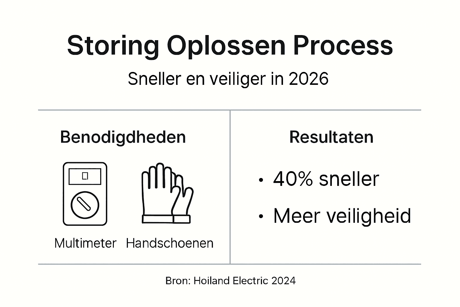 Infographic: zo pakken we storingen sneller aan en boeken we betere resultaten