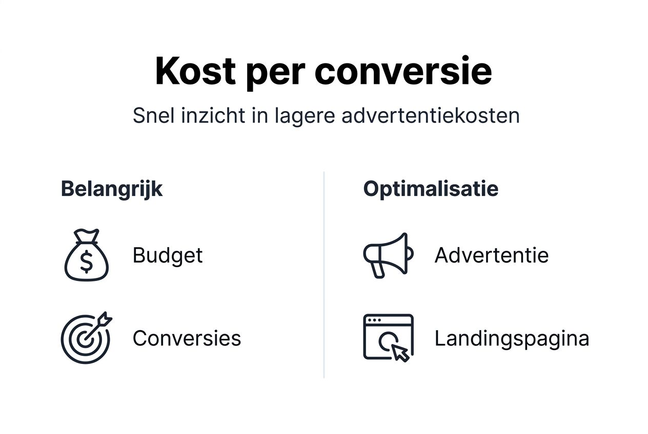 Infographic: inzicht in het optimaliseren van je kosten per conversie