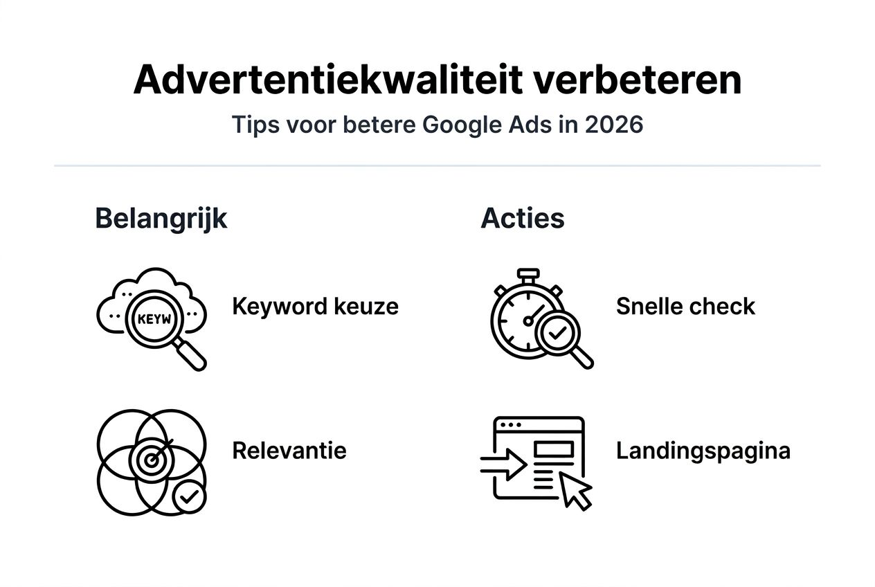 Infographic: praktische tips om de kwaliteit van je advertenties te verhogen