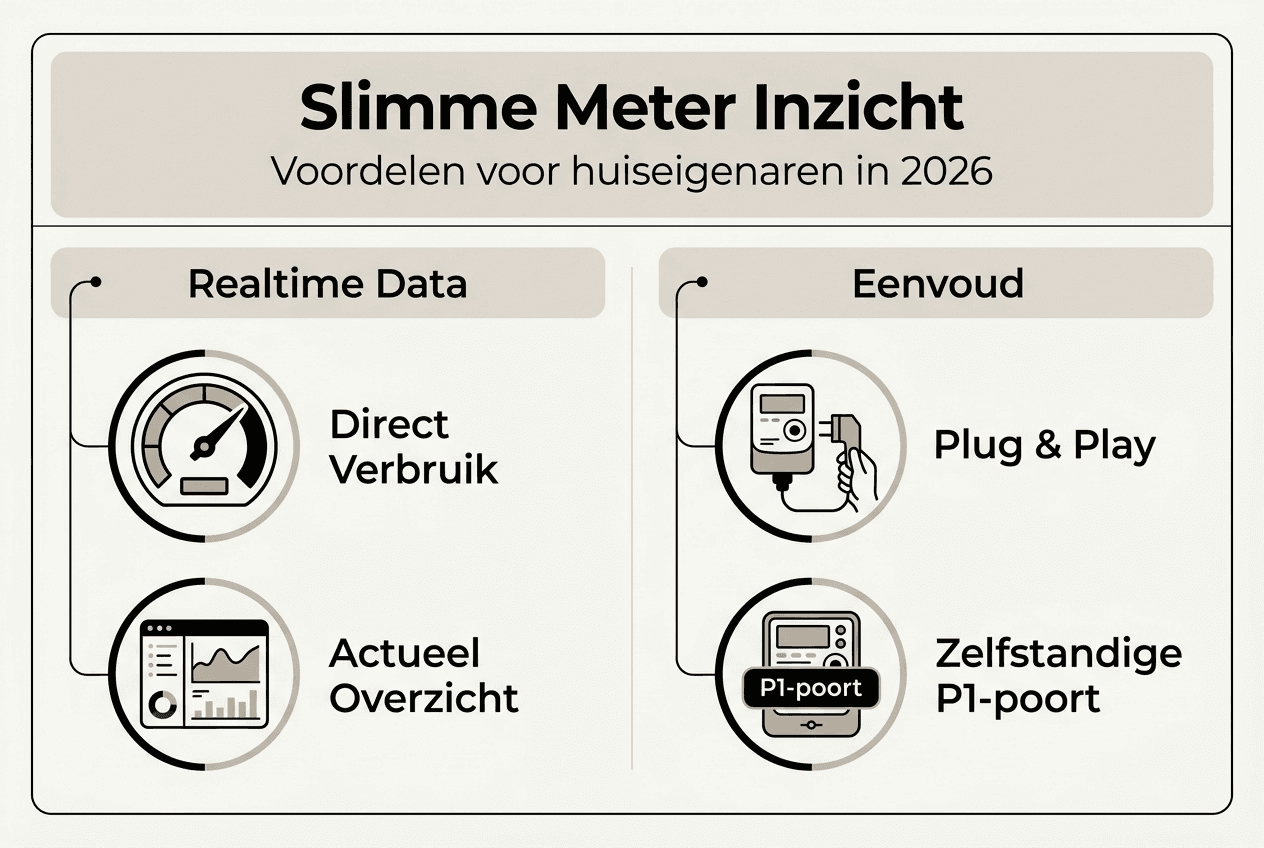 Overzicht: voordelen en eigenschappen van de slimme meter in beeld