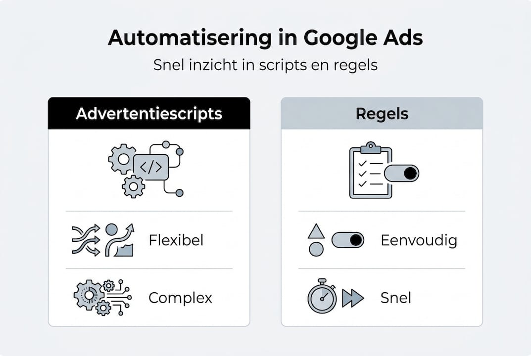 Infographic: hoe automatisering je Google Ads campagnes slimmer maakt