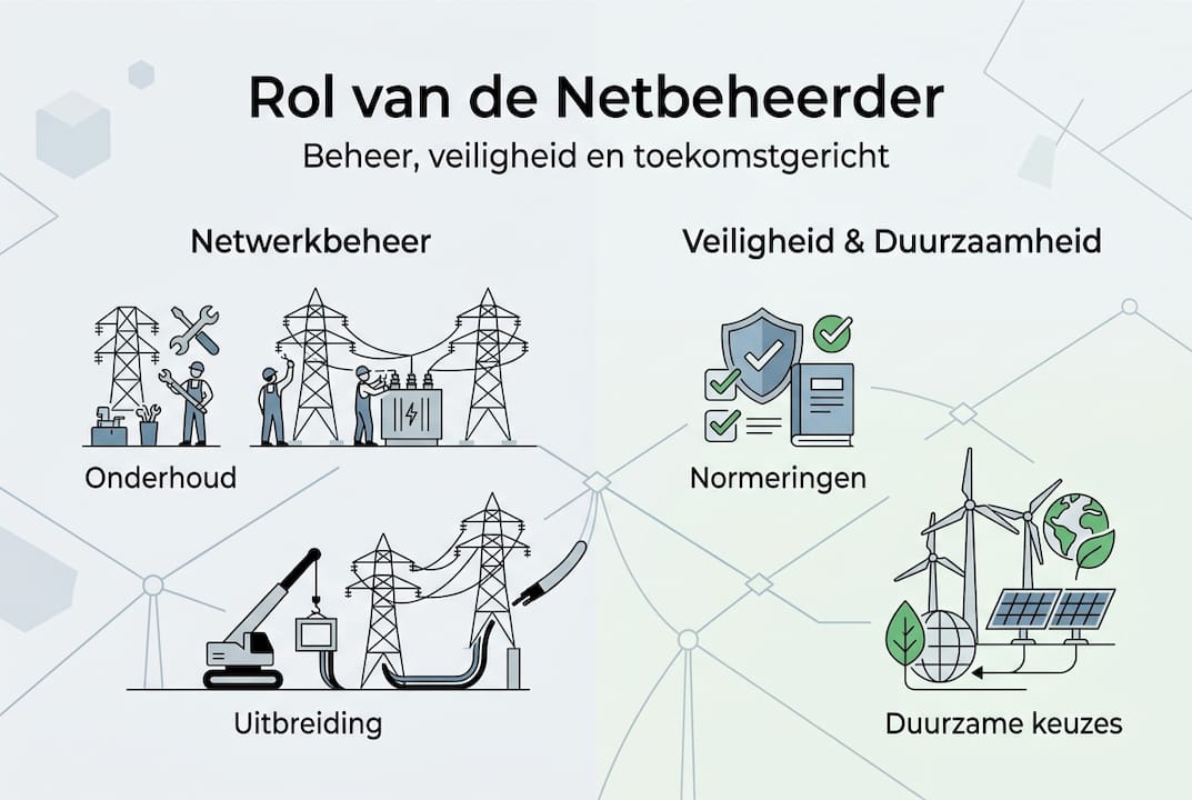 Infographic: een helder overzicht van de taken van de netbeheerder