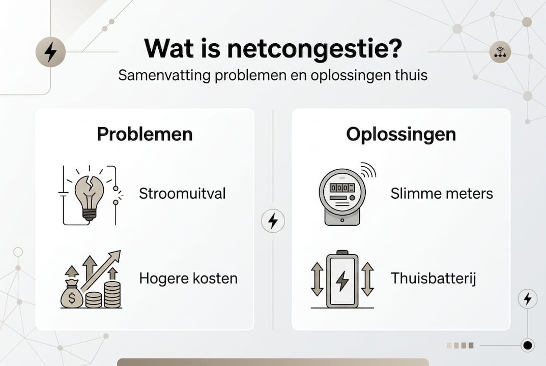 Infographic: Wat veroorzaakt netcongestie en wat kunnen we eraan doen?